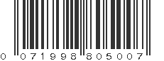 UPC 071998805007