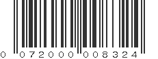 UPC 072000008324