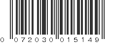 UPC 072030015149