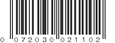 UPC 072030021102