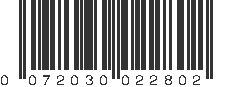 UPC 072030022802