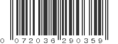 UPC 072036290359