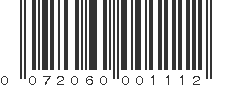 UPC 072060001112