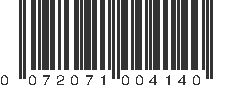 UPC 072071004140