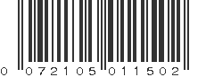 UPC 072105011502