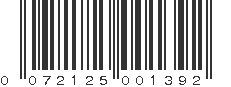 UPC 072125001392