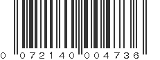 UPC 072140004736