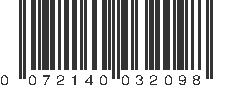 UPC 072140032098