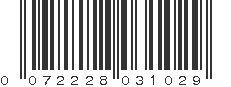 UPC 072228031029