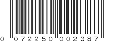 UPC 072250002387