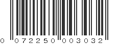 UPC 072250003032