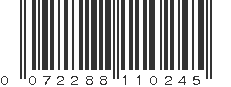 UPC 072288110245