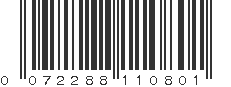 UPC 072288110801
