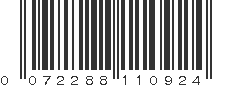 UPC 072288110924