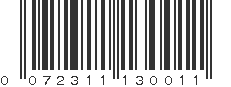 UPC 072311130011