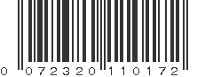 UPC 072320110172