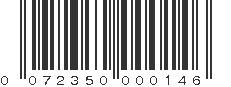 UPC 072350000146