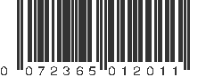 UPC 072365012011