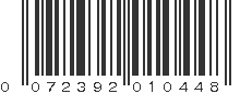 UPC 072392010448