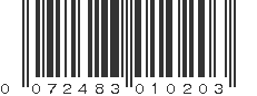 UPC 072483010203