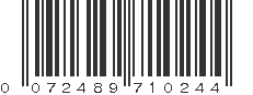 UPC 072489710244