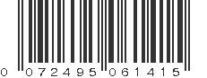 UPC 072495061415