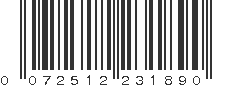 UPC 072512231890