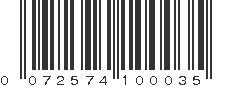 UPC 072574100035