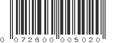 UPC 072600005020