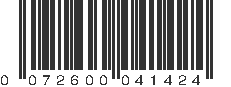 UPC 072600041424