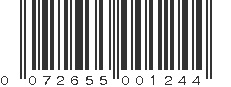 UPC 072655001244