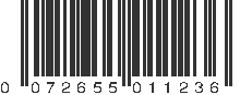 UPC 072655011236