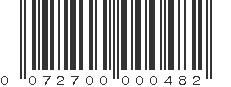 UPC 072700000482