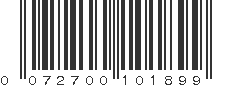 UPC 072700101899