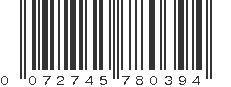 UPC 072745780394