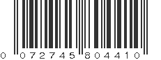 UPC 072745804410