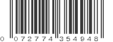 UPC 072774354948