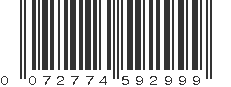 UPC 072774592999
