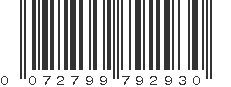 UPC 072799792930