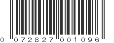 UPC 072827001096