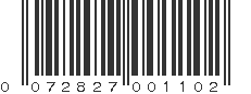 UPC 072827001102