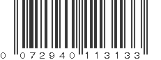 UPC 072940113133