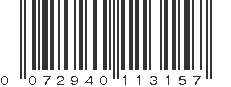 UPC 072940113157