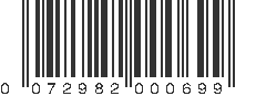 UPC 072982000699