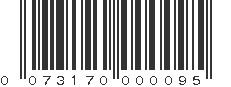 UPC 073170000095