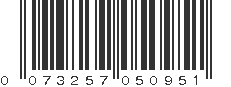 UPC 073257050951