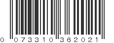 UPC 073310362021