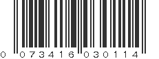 UPC 073416030114