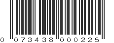 UPC 073438000225