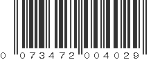 UPC 073472004029